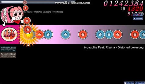 [osu Taiko] T Pazolite Feat Rizuna Distorted Lovesong [firce Force