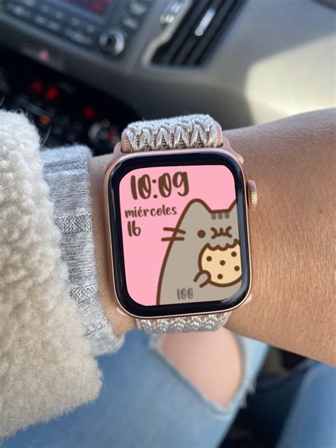 Esfera Apple Watch Pusheen Galleta