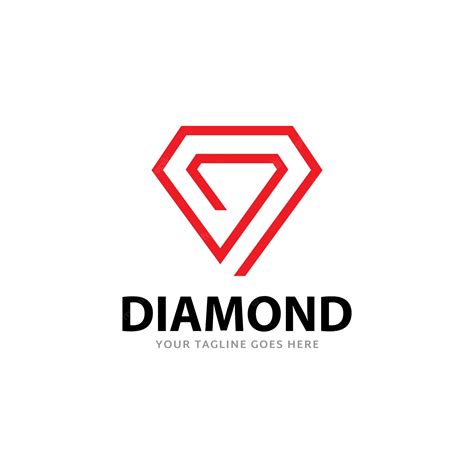 Premium Vector Creative Diamond Logo And Icon Design Template