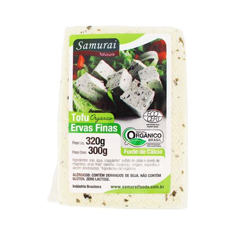 Tofu Org Nico Ervas Finas Samurai G Frios E Congelados Produtos