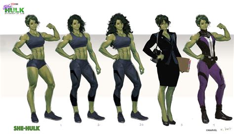 She-Hulk Concept Art 1 by Wesley Burt by EzzyArtOver on DeviantArt