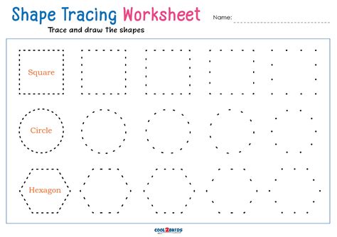 9 Best Shape Tracing Worksheets: Fun & Engaging Shape Activities for ...