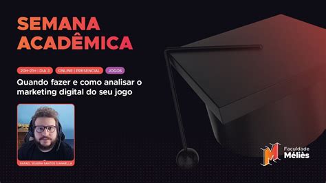 Semana Acadêmica Palestra Quando fazer e como analisar o marketing