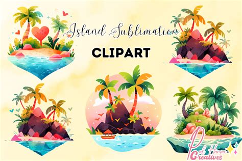 Island Sublimation Clipart Graphic By Pal Hampa Creatives Creative