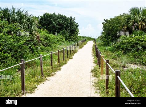 Florida Ft Fort Piercefort Pierce Inlet Water State Parkbeach