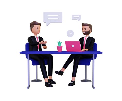 6 3d Hr Meeting Illustrations Free In Png Blend Gltf Iconscout