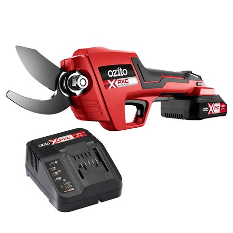 ozito pxc  cordless pruning secateurs ah kit ppk  bunnings