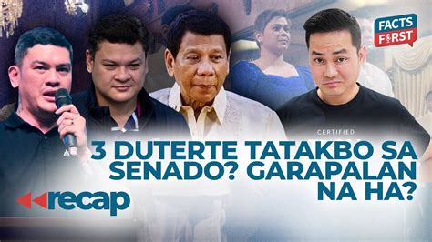 Garapalan Lang Duterte Tatakbo Sa Senado Youtube