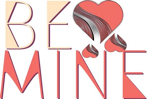 Be mine t-shirt design illustration 17763932 Vector Art at Vecteezy