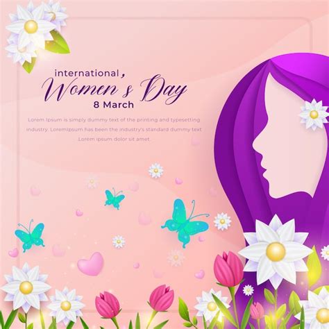 Premium Vector International Womens Day Social Media Post