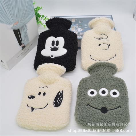 1L 500ml Hot Water Bag With Cute Cover Menstrual Pain Relief Beg Air