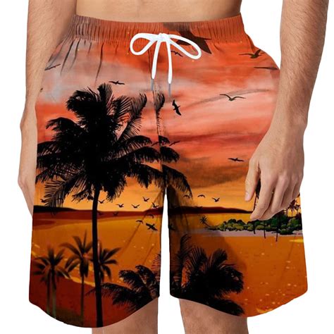 Njoeus Mens Swim Trunks Swimsuit Mens Fashion 3d Print Swim Board