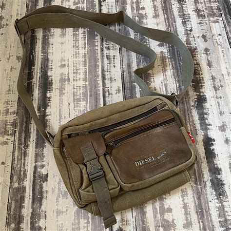Diesel Spare Parts Italian designer military green... - Depop