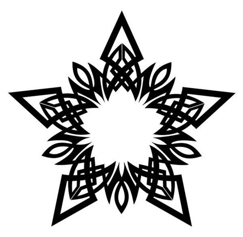 Celtic Star Great Snowflake With A Little Modification Celtic