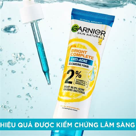 Mua ngay GARNIER Sữa Rữa Mặt Ngừa Mụn Garnier Skin Naturals Bright