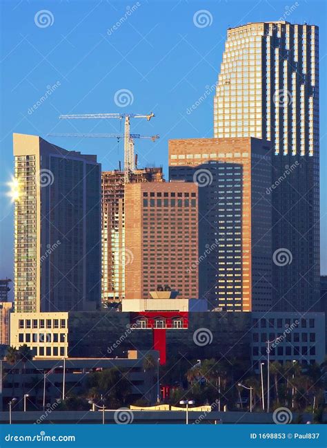 Miami Skyline Sunrise stock image. Image of financial - 1698853