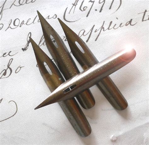 10pcs Antique 30s Steel Pen Nibs Post Office England Etsy Pen Nib Pen Calligraphy Pens