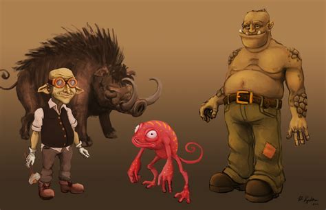 art blog  juha koppstroem concept art troll project