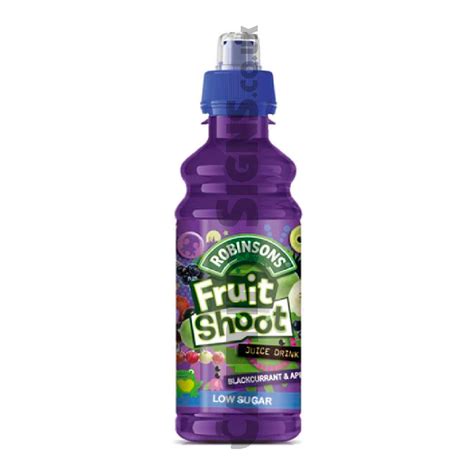 Apple And Blackcurrant Fruit Shoot Bottle Catering Signs Uk