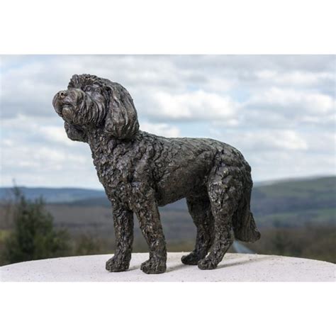 Standing Cockapoo Leo Adrian Hill Fine Art