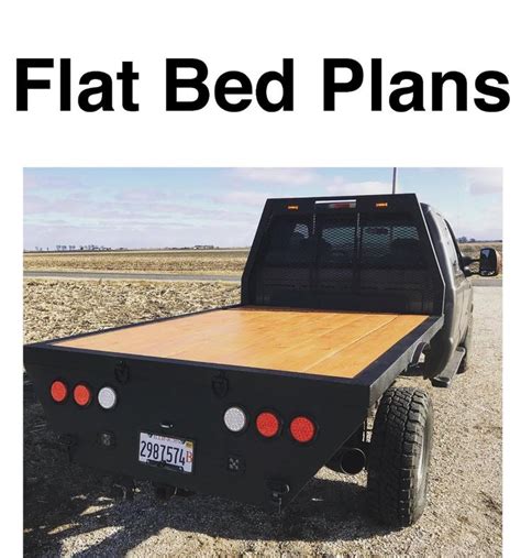 Diy Flatbed Plans Etsy Flatbed Truck Beds Custom Truck Beds Truck Flatbeds