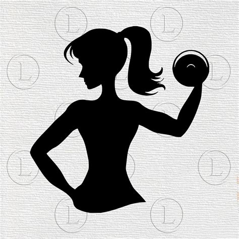 Female Fitness Silhouette