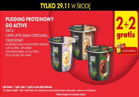 Super Promocja W Biedronce Gratis Na Pudding Proteinowy Goactive