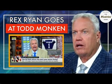 Rex Ryan On Espn GOES AFTER Todd Monken And Harbaugh Over The Ravens