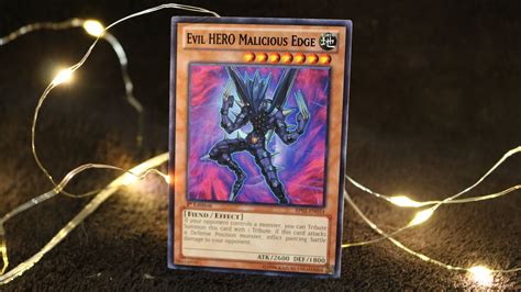 Evil Hero Malicious Edge RARE Trading Card Collectibles Yugioh Gift