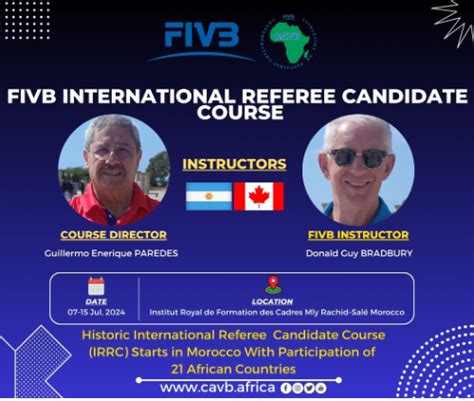 Commission Des Arbitres De La Fivb Stage Des Arbitres Internationaux