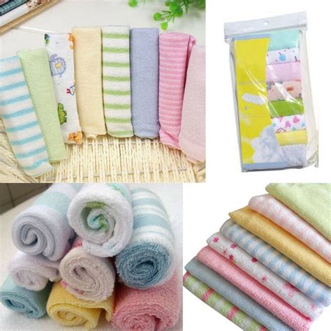 Pcs Lot Baby Infant Newborn Bath Towel Washcloth Bathing Feeding Wipe