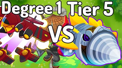 Degree 1 Ninja And Ace Paragon VS Tier 5 Elite Dreadbloon YouTube