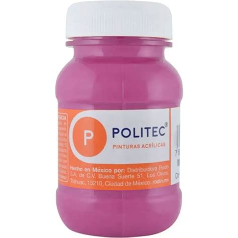 Pintura Acrílica Politec Fiusha 100 ML Papelería Lumen