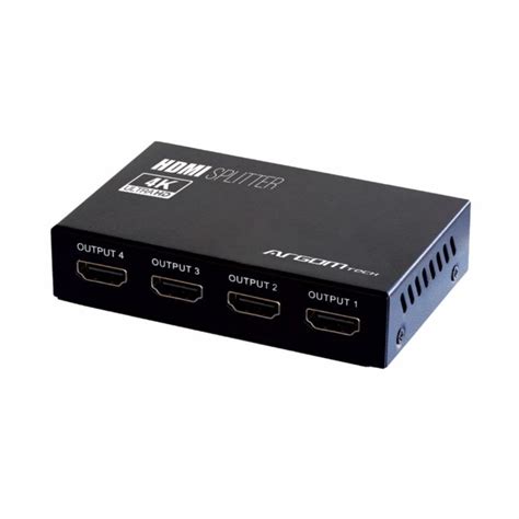 Argom Splitter HDMI 4 Canales Negro Precio Guatemala