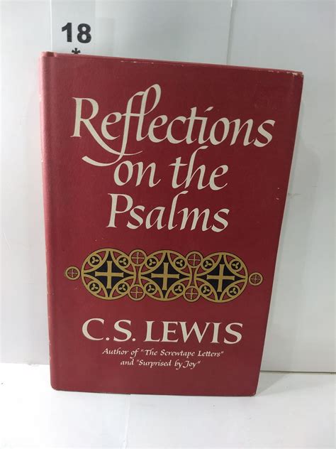 Reflections On The Psalms C S Lewis Religion Barnebys