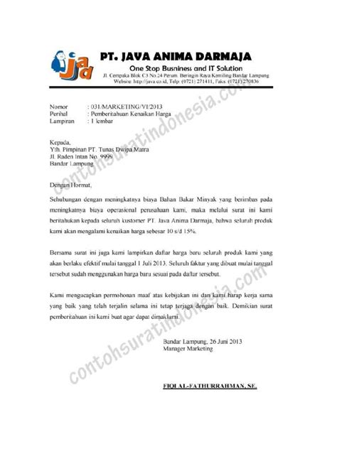 Detail Contoh Surat Intern Koleksi Nomer 8