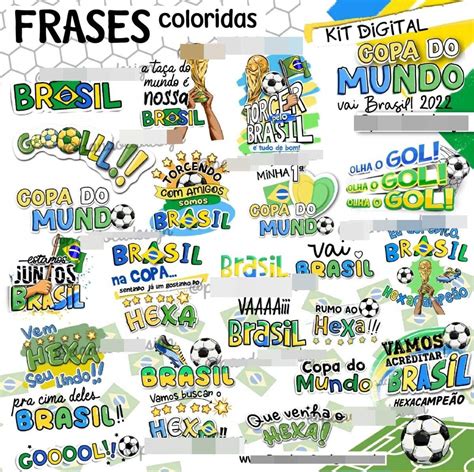 Kit Digital Copa Do Mundo 2022 Pandoca Brasil Completo