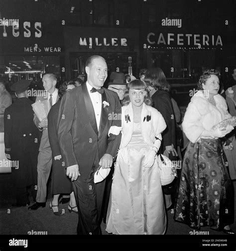 Bob Feller Former Star Pitcher For Cleveland Indians And His Wife Anne