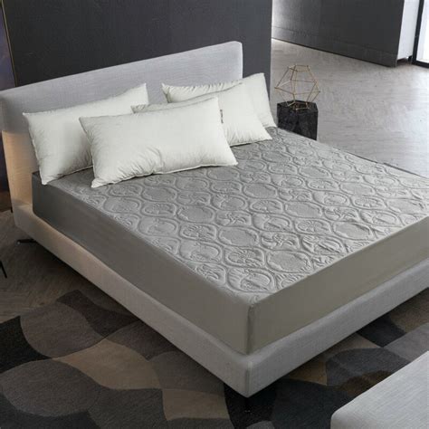 NEW2022 MECEROCK Solid Color Quilted Embossed Waterproof Mattress