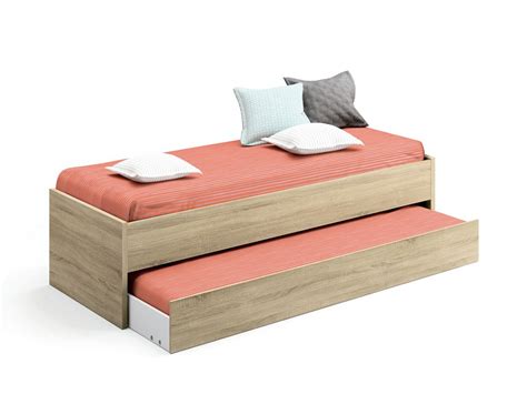 Cama Nido Compacta Doble Juvenil Moderna Cambrian 90x190 Cm