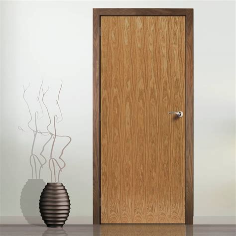 J B Kind Veneered Oak Flush Door Prefinished Flush Doors Wood