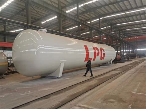 ASME Standard 100 Tons 200m3 100mt Huge LPG Gas Storage Tank For Port