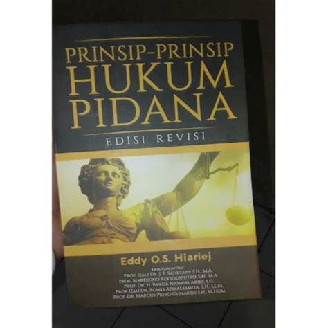 Jual Buku Prinsip Prinsip Hukum Pidana Edisi Revisi Shopee Indonesia