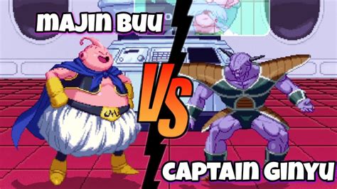 Majin Buu Vs Captain Ginyu Dragon Ball Fights Mugen YouTube