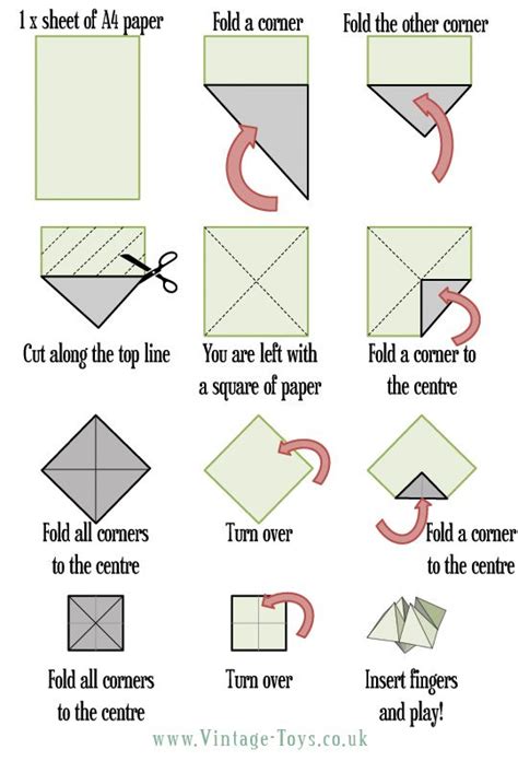 8 Fortune Teller Origami Template - Perfect Template Ideas