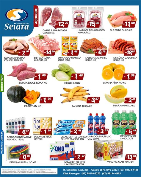 Seiara Supermercado Econ Mico Confira O Folheto De Ofertas Geral