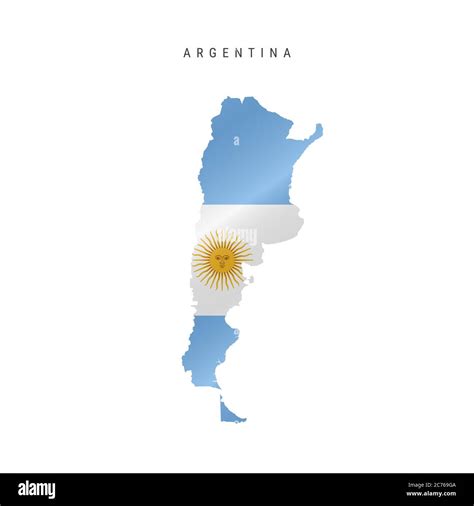 Argentina Flag Map