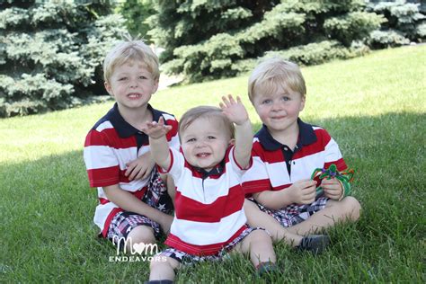 Adorable matching summer outfits for the boys at Gymboree