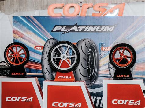 Corsa showcases the supremacy of its motorcycle tires