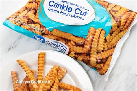 Air Fryer Frozen Crinkle Fries-So Crispy! | Air Fryer World